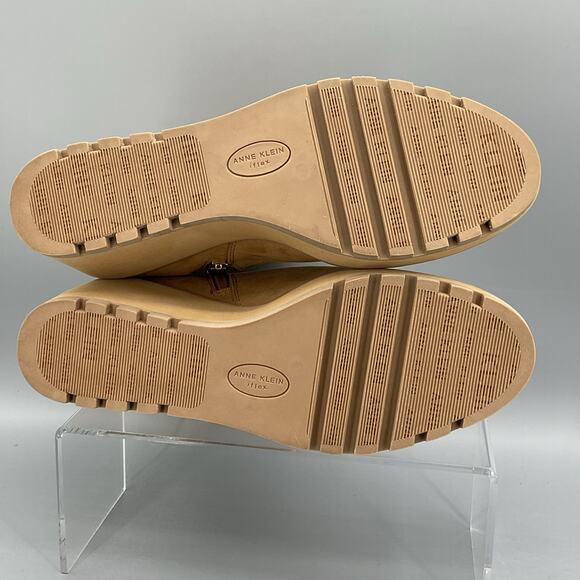 Anne Klein Women’s Portia Wedge Booties Brown Size 11M - Picture 9 of 11